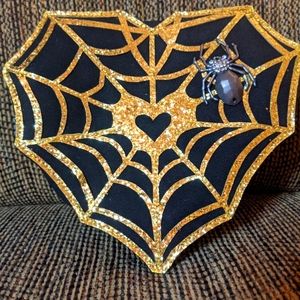 Betsey Johnson spider web bag